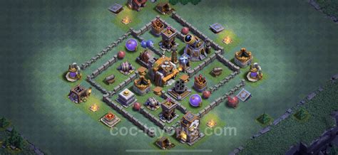 Best Builder Hall Level 5 Anti 2 Stars Base with Link - Clash of Clans - BH5 Copy - (#50)