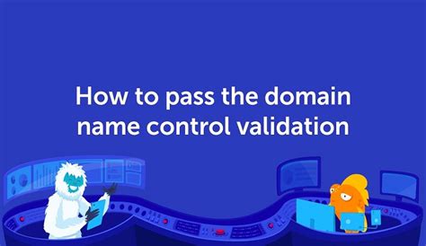 Domain Name Control Validation (DCV Methods). - Nerdilandia