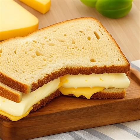 Premium AI Image | Interesting cheese sandwich