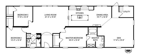 Interactive Floorplan 2458 76x25 New Dimensions Mod 58cla25763am Oakwood Homes Of