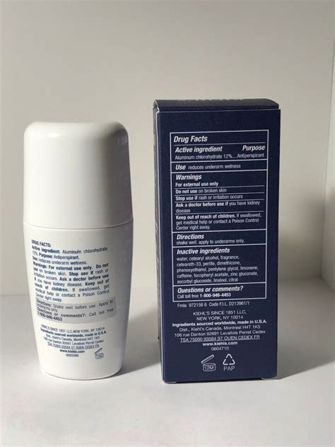 Kiehl S Body Fuel Antiperspirant Deodorant 48 Hour Protection 2 5oz