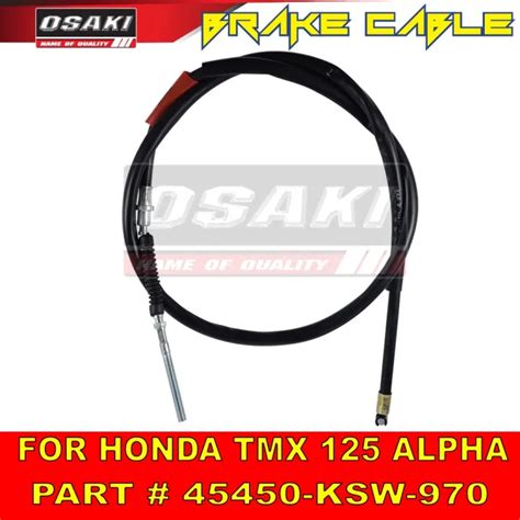 Osaki Tmx Alpha Cables Brake Clutch Speedometer Throttle