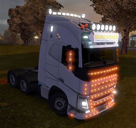 Devil Roofgrill And Lightsign Addons Ets2 Mods Euro Truck