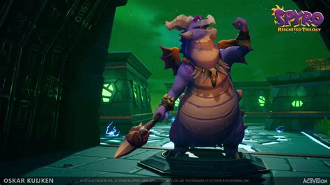 Artstation Spyro Reignited Trilogy Claude Oskar Kuijken Oskar