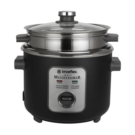 Imarflex 4 In 1 Rice Cooker And Multi Cooker 1 5L 8 Cups IRC 15LS