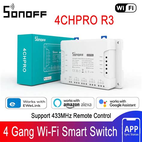 Sonoff Chpro R Wifi Light Switch Remote Mhz Rf Smart Home