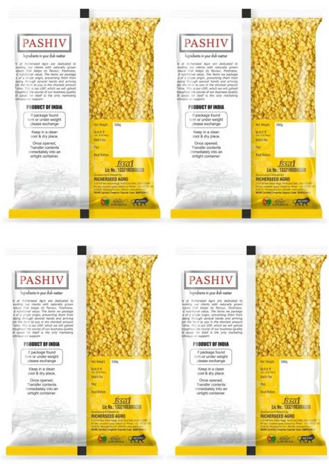 PASHIV (UNPOLISHED) TOOR DAL / ARHAR DAL | PACK OF 4 (500GMS*4) - 2KGS ... 