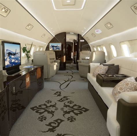 Beautiful private jet interior - Slaylebrity