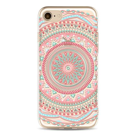 Mandala Estampado Suave Transparente Gel Tpu Carcasa Funda Para Apple