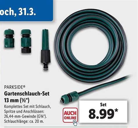 Parkside Gartenschlauch Set 13 Mm Angebot Bei Lidl 1Prospekte De