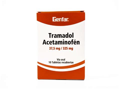 Droguería La Economía tramadol acetaminofen g far 37 5 mg 325 mg x 10