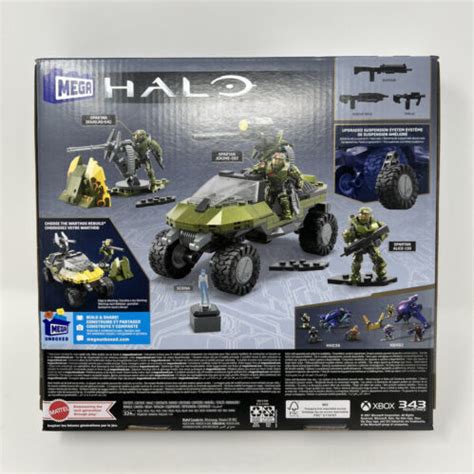 Mega Construx Halo Universe Red Team Warthog Rescue Pcs Brand New