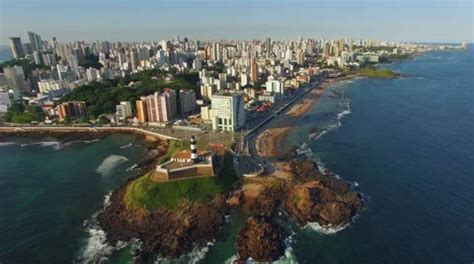 Aerial View Of Salvador Da Bahia Citysca Stock Video Pond5