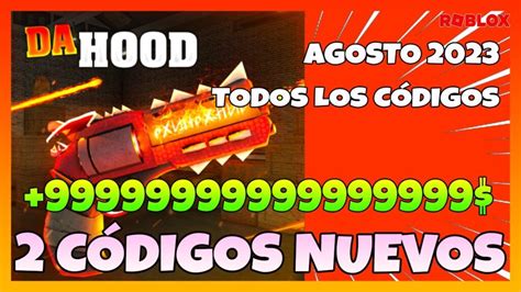 ᐈ Lista completa Todos los códigos de Da Hood en Roblox 2025