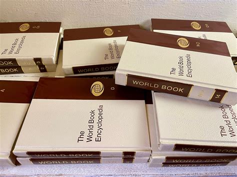 1972 World Book Encyclopedia Set A Z 22 Books In All Brown Etsy