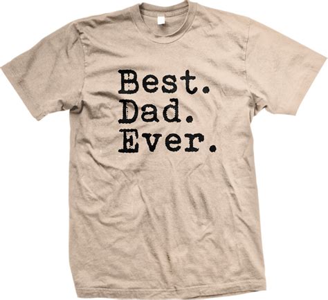 BEST. DAD. EVER. Best Dad Ever Men's T-shirt Worlds - Etsy