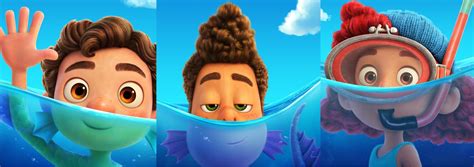 Pixar Releases Three New Charming Character Posters for Luca - Upcoming ...