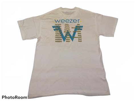 Vintage Weezer Tour Japab Band T Shirt Mens Fashion Tops And Sets