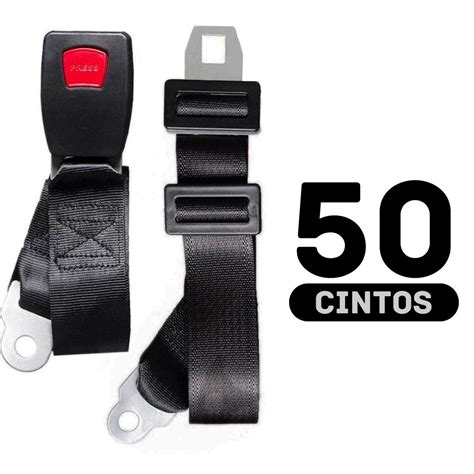 Kit 50 Cinto Segurança Monza Corcel Fusca Passat Gol 2 Ponta no Shoptime