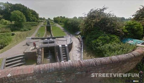 Incredible canal locks... - StreetViewFun