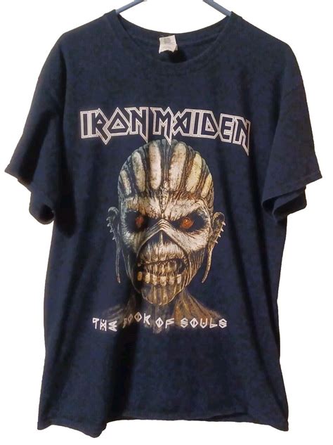 Iron Maiden Book Of Souls Official 2016 Tour T Shirt Gem