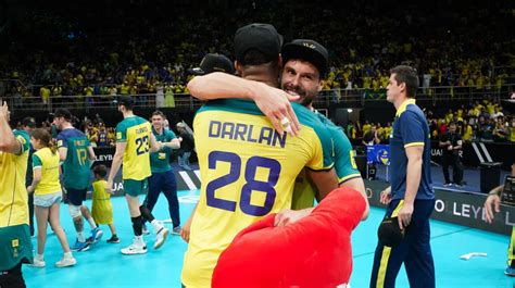 Liga Das Nações De Vôlei Masculino Brasil Bate Argentina De Virada No