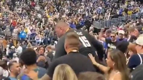 Nikola Jokic's brother punches fan in the face during Los Angeles ...