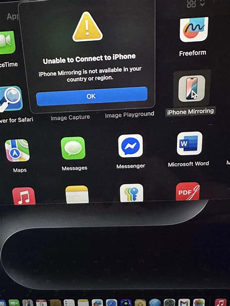 iPhone Mirroring Is Not Available in Your Country: Causes & Fixes