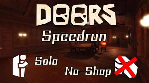 Roblox Doors Speedrun No Shop Duos Live Youtube