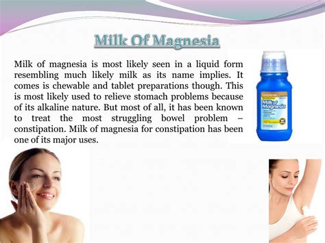 PPT - Milk Of Magnesia PowerPoint Presentation, free download - ID:1420729