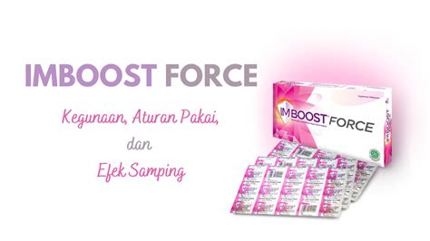 WAJIB ANDA TAHU Begini Aturan Minum Imboost Force Sebelum Tidur