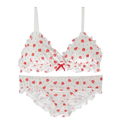Joyralcosjapanese Strawberry Bra And Panty Lingerie Set Anime Cosplay Schoolgirl Desertcart Kenya