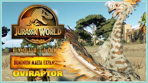 New Social Animation Oviraptor Dominion Malta Expansion Jurassic