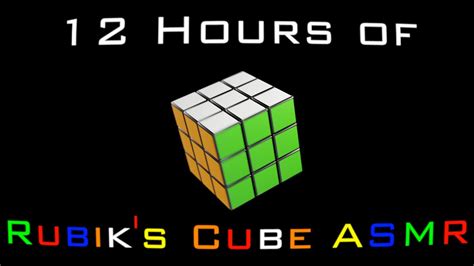 Rubik S Cube ASMR Satisfying Rubik S Cube Rubik S Cube Sound Effect