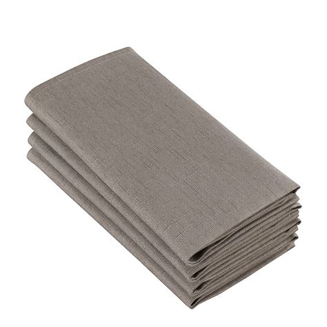 DWL 1 Pack With 4 Napkins Sonora 4 50x50cm Ash Cotton SimbaShop Nl