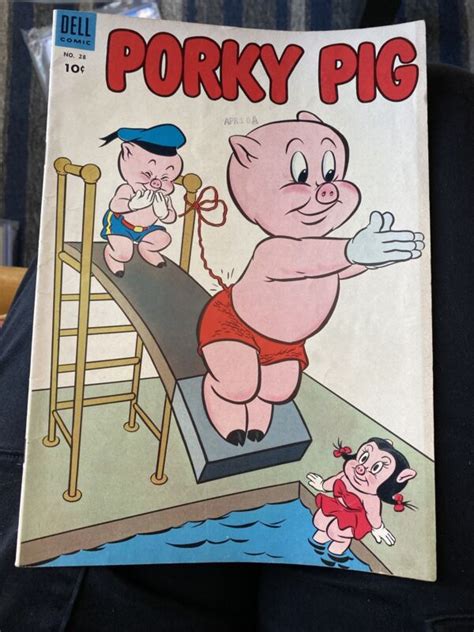 Porky Pig 28 Dell Comic Book Looney Tunes Bugs Bunny Elmer Fudd Year