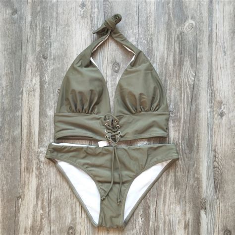 Sexy Beach Bikini Women Swimsuits Sexy Swimwear With Bra On Luulla