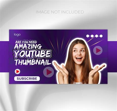 Premium Vector Modern Professional Youtube Thumbnail Design