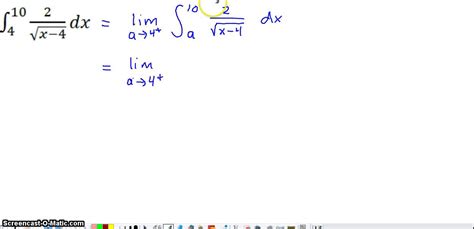 Improper Integral Integrand Discontinuous At Limit Of Integration