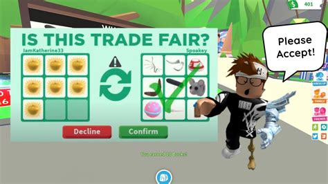 Trading Only FOOD In Adopt Me To See What People Offer Kxtherine