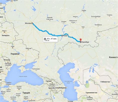 Особенности грузоперевозки Москва - Оренбург.