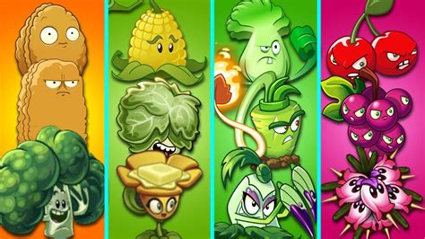 Plants Vs Zombies La Evoluci N De Plantas Con Habilidades Similares