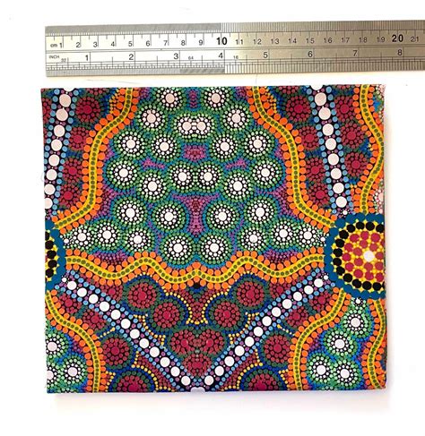 Fat Quarter, Aboriginal Art, Fabric, Australia, Zeza Nampijinpa Egan ...