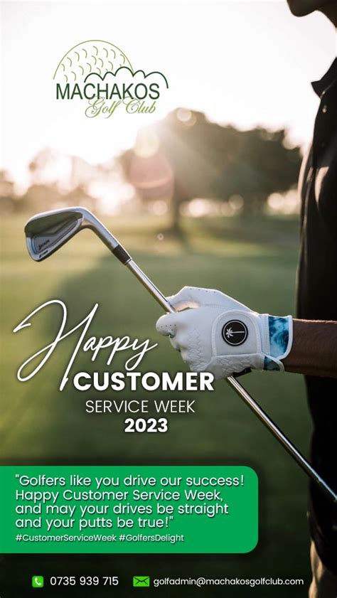 Happy Customer Service Week Machakos Golf Club