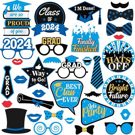 Amazon Katchon Graduation Photo Booth Props Pack Of