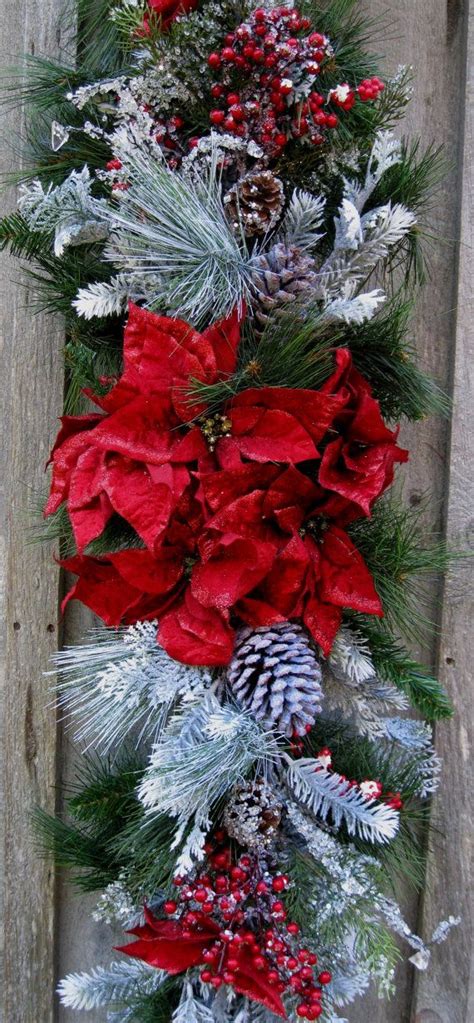 Christmas Garland Holiday Swag Elegant Décor Designer Etsy