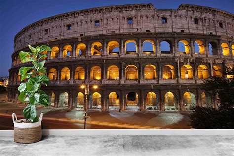 Custom Wallpaper Italy Wall Poster Rome Colosseum Wallpaper 3d