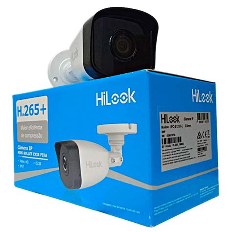 Câmera De Segurança Hilook Mini Bullet 2MP FHD IPC B121H L 2 8mm