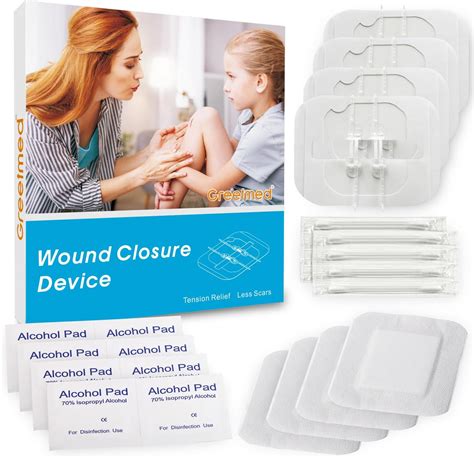 Zip Stitch Emergency Wound Closure Strips 4pcs Laceration Closure Kit Closures