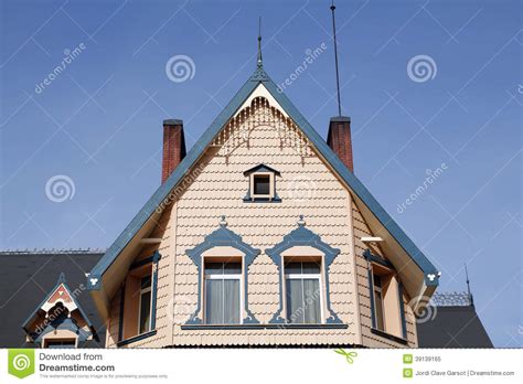 Wooden house exterior stock image. Image of summer, building - 39139165